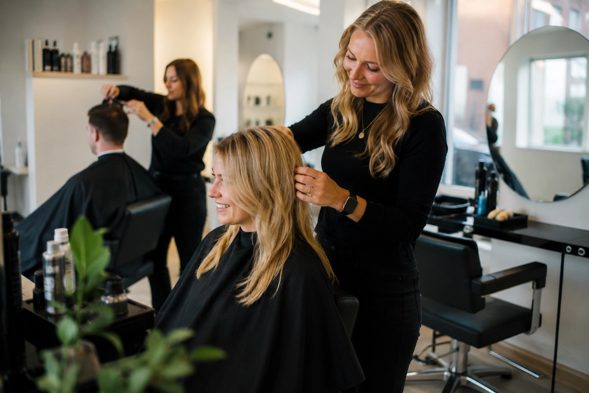 Moderne salon med stabil IT-drift
