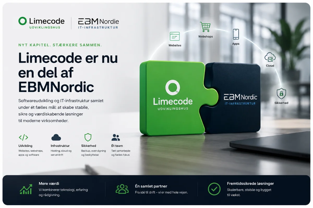 Limecode er nu en del af EBMNordic